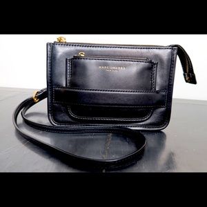 Marc Jacob’s Black Leather Crossbody Bag